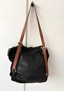 White stuff leather bag