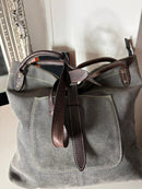White stuff leather bag