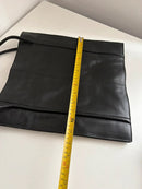 Marks & Spencer Black Leather Tote Bag with Multiple Compartments – Very Good