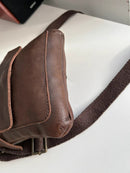 Fatface leather bag
