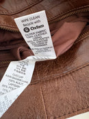 Marks and Spencer chestnut brown leather handbag