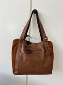 White stuff leather bag