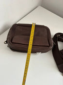 Fatface brown leather crossbody bag