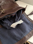 Fatface leather bag