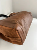 White stuff leather bag
