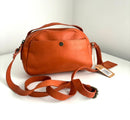 Fat Face The Callie Crossbody Orange Leather Bag