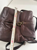 Fatface leather bag