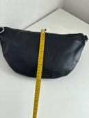 White stuff navy leather bum, crossbody, shoulder bag