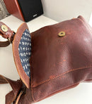 Fatface leather bag
