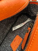 Fat Face The Callie Crossbody Orange Leather Bag