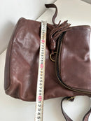 Fatface leather backpack