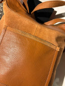 White stuff leather bag