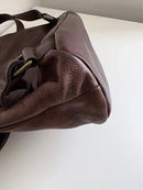 Fatface leather backpack
