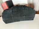 Black leather bag